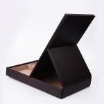 Handmade Luxury Jewelry Display Box With Mirror Inside Custom Logo / Size
