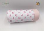 White Coated Paper Round Cardboard Tubes With Lids For Food Cake Packaging