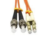 ST To LC Duplex 3.0mm FTTX Multi Mode Fiber Cable YOFC Corning