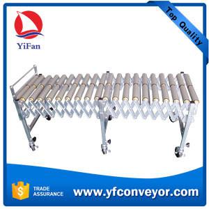 China Gravity Flexible Extendable PVC Roller Conveyor factory