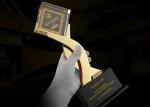 Crystal & Zinc Alloy Custom Made Trophy For Quarterly Awards Ceremony
