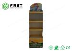 Multi - Tiers Recyclable Cardboard Floor Standing Display With Full Color