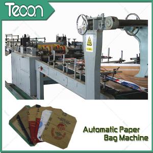 China 3 Kraft Paper 1 PP Film 20KG Ceramic Adhesive Paper Bag Making Machine Driven By Schneider Electric Motor factory
