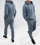 100% Cotton Slim Fit Mens Sports Tracksuits Sets For Running / Jogging