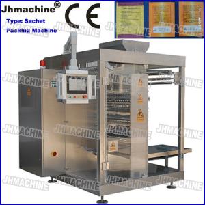 China Big Capacity Multy Lane Four side seal Sachet Packing machine for Granule factory