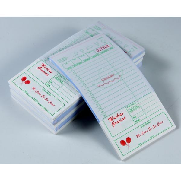 CT-903SP Loose style Black Ink US Guest Check with Customized Number of Lines and Sequentially Numbered Features