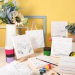 Matte Finish Landscape Paint By Numbers Canvas With Wooden Frame