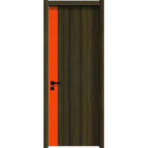 China SGS Soundproof Swinging Solid Wood Interior Door For Home factory