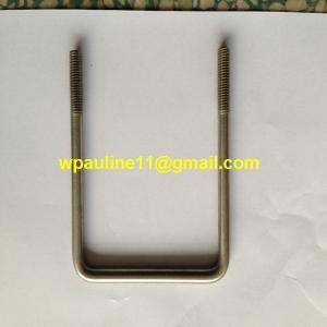China AISI321 Square bend U bolts complete U-bolt factory