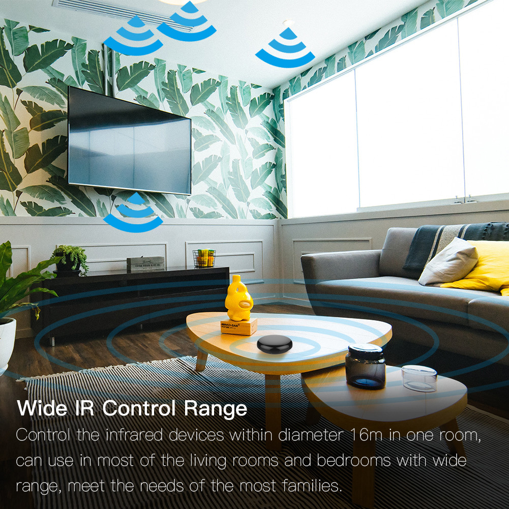 5V All In One WiFi Ir Rf Smart Hub For AC TV DVD STB Compatible With Alexa Google