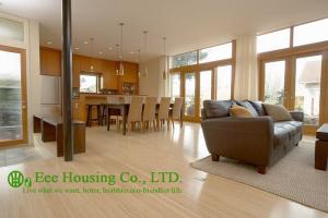 China Natural Color Bamboo Flooring,Vertical-compressed Structure, General UV Varnish,4 sides micro bevel connection Coating factory