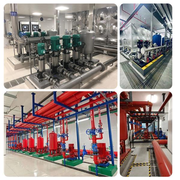 GPM Multistage Dual Power Diesel Engine Fire Pump Set Water Supply System