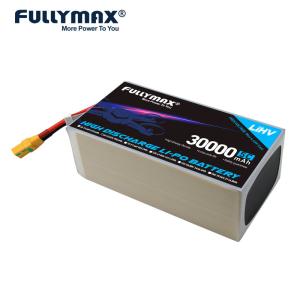 China Fullymax 6s 32000mah Lipo Battery Airplane 4.45V 32000mAh 23.52V 10C XT90-s High Voltage factory