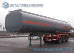 Customized Oil Tank Trailer 42000L Trapezoid Alcohol Chemical Tank Trailer 0.9