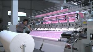 China 110 Inches Lock Stitch High Speed Quilting Machine For Making Bed Sheets factory