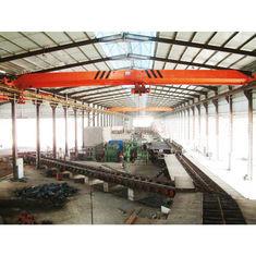 China Warehouse Single Beam Overhead Crane Electric Motors 20 Ton With 7.5-32m Span factory