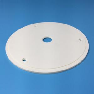 China Tolerance 0.5mm Custom Ceramic Parts Step Perforated Alumina Ceramic Sheet on sale