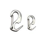 Heavy Industry Stainless Steel Spring Open End Sail Snap Hook with Polished