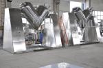 Food Spices Powder Mixing Machine V Shape 90-2000kg Powder Guanule 220-660v
