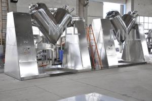 China High Precision V Powder Mixer Food Powder Rotary V Mixer Machine Medicine Processing factory