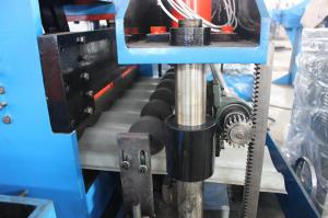 China Chain Drive Hydraulic Cutting Glazed Tile Roll Forming Machine Steel/Aluminum factory