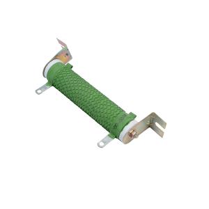 China High Power Ribbon Ceramic Tube Resistor Wirewound Green 0.1~2KΩ 50W factory