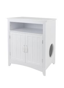 China Knock Down MDF Cat Litter Box Enclosure For Study Room factory