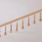 Handmade fashionable chain beads lace tassels fringes for curtain/sofa/pillow