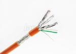 Foamed PE Cat6a Lan Cable Al Foil Insulation Fluke Passed HDPE Ftp