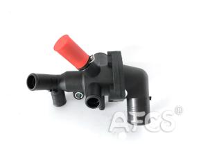 China BK3Q8A586AA 1731782 JDE4149 Thermostat Housing For Ford Transit Jaguar X - Type factory