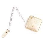 Wintape Promotional Floral PU Leather Squar Body Tape Measure Cute Shiny Glitter
