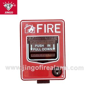 China Addressable fire alarm systems 2 wire (reset) manual call point,break glass factory
