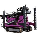 Water Drilling Rig Crawler 300m Hydraulic Rotary Bore hole Deep Well Drilling