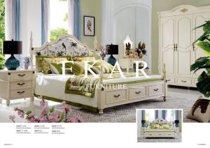 China Shen Zhen Bedroom Furniture King Size French Bed factory
