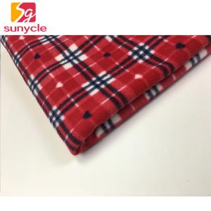 China Anti Shrink Printed Polar Fleece 250GSM Fabric 2000M MOQ factory