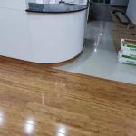 Engineered Stranded Bamboo Click Lock Spc Stand House Ideal for Hospital in