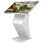 Wall Mounted Digital Signage Kiosk 65in 75in LCD Self Service Touch Screen