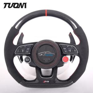 China Audi RS3 S3 A3 A4 RS4 Alcantara Carbon Fiber Steering Wheel OEM Wheels factory
