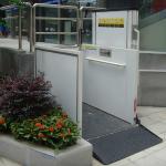 250KG 1.5m Hydraulic Wheelchair Lift For Home For Disabled People