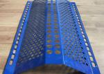 Windproof Perforated Metal Mesh Panels / Galvanized Fence Panels 1.0mm Thick