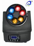 Dj Stage 6 Pcs 12W Bee Eye LED Wash Moving Head RGBW 4in1 50000 Hours Life Span