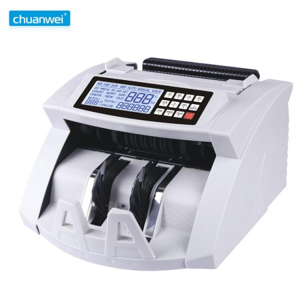 ABS Casing Bill Counter Machines 110MM Mixed Denomination Money Counting Machine