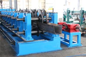China 2.0-5.0mm Thickness Galvanized Gutter Roll Forming Machine Gear Box 22KW factory