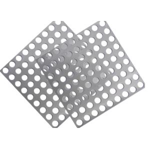 Stainless Steel Round Hole Perforated Metal Mesh Customized