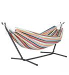 Stainless Steel Canvas Folding Hammock With Stand 200kg Weight Capacity