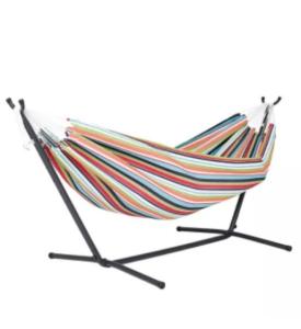 China Camping Double Hammock With Stand Easy Assembly Dust Proof Household factory