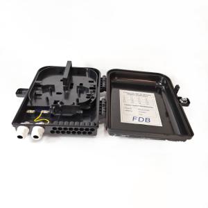 China Hochiry Network Fiber Optic Distribution Box Waterproof IP65 16 Core 260mm*210mm*90mm factory