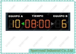 China Wireless LED Digital Scoreboard with time display factory
