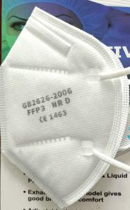 China Disposable Mask White FFP3 Flat Foldable Non-Medical Face Mask factory