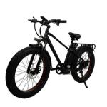 48V 17Ah 7 Speed Electric Fat Tire Bike 750W 26 Inch Electric Mountain Bike For